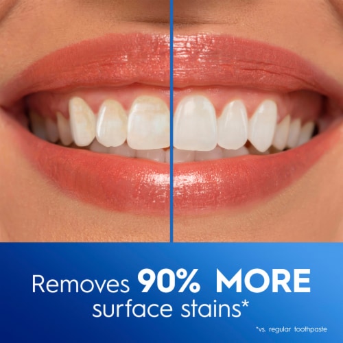 Crest 3D White Advanced Charcoal Teeth Whitening Toothpaste Perspective: back