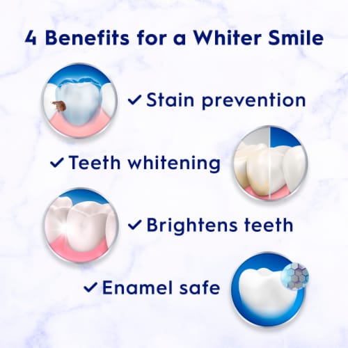 Crest 3D White Brilliance Pro Ultra Teeth Whitening Anticavity Fluoride Toothpaste Perspective: back