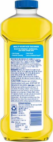 Mr. Clean® 2X Concentrated Lemon Scent Multi-Surface Cleaner Perspective: back