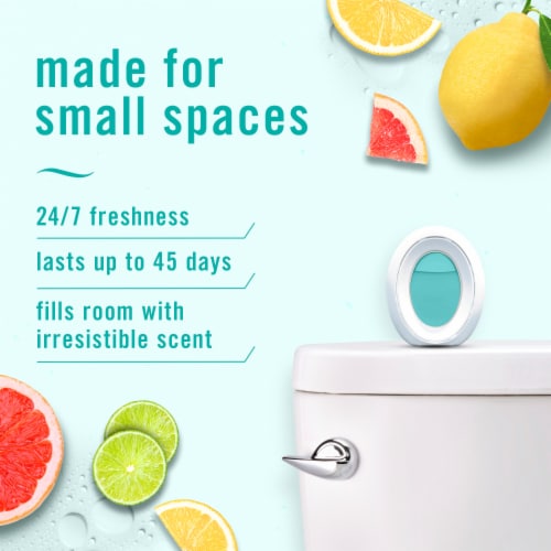 Febreze Bathroom Air Freshener Odor-Fighting Bathroom Odor Fighter Scent Perspective: back
