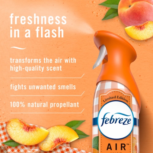 Febreze Air Freshener Odor-Fighting Room Spray Apple Mango Sunshine Scent Perspective: back