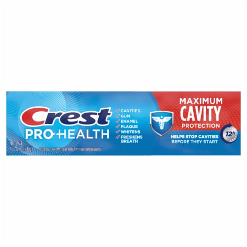 Crest Pro-Health Maximum Cavity Protection Toothpaste Perspective: back