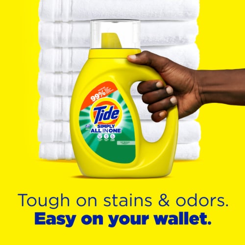 Tide Simply Daybreak Fresh Liquid Laundry Detergent Perspective: back