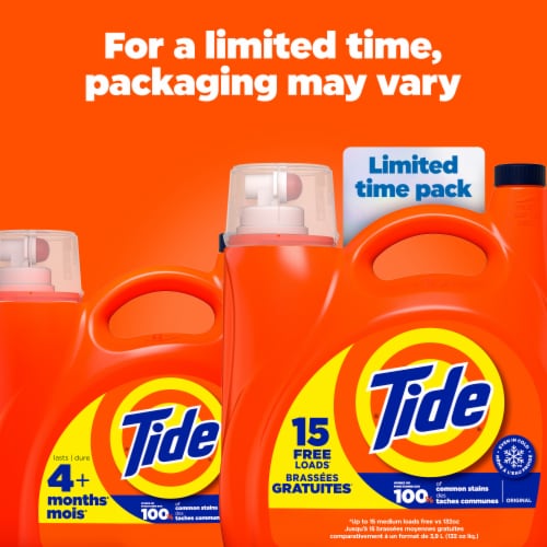 Tide Original Scent Liquid Laundry Detergent Perspective: back