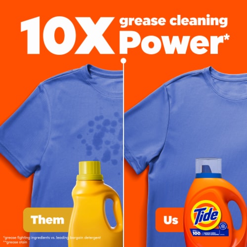 Tide Original Scent Liquid Laundry Detergent Perspective: back