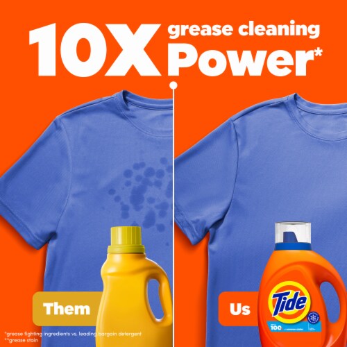 Tide Clean Breeze Liquid Laundry Detergent Perspective: back