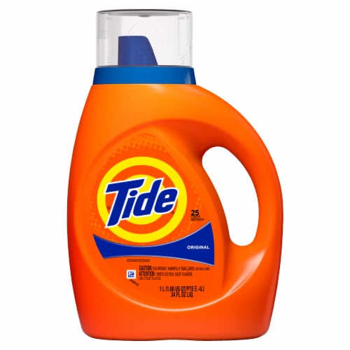 Tide HE Original Scent Liquid Laundry Detergent Perspective: back