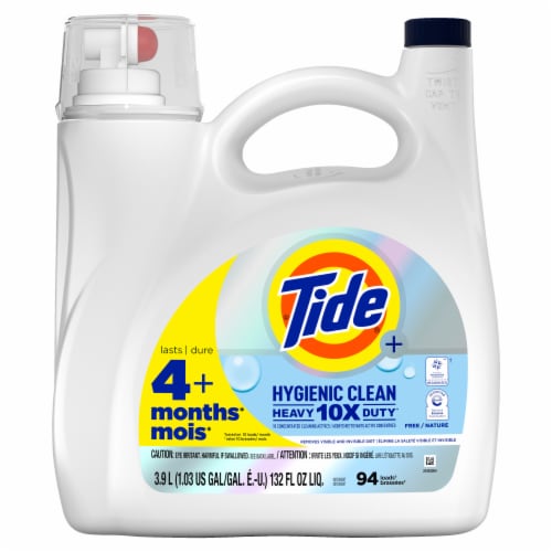Tide Hygienic Clean Heavy Duty Free Nature Liquid Laundry Detergent Perspective: back