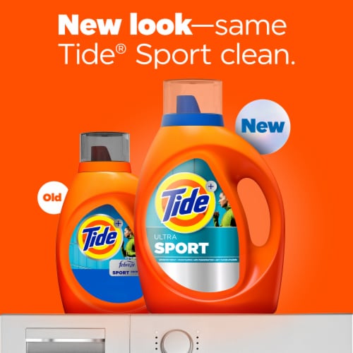 Tide Ultra Sport Liquid Laundry Detergent Perspective: back