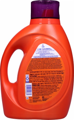 Tide Plus Febreze Freshness Spring & Renewal Liquid Laundry Detergent Perspective: back