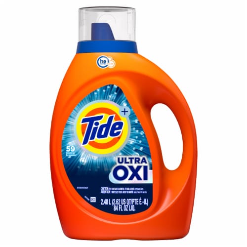 Tide With Ultra Oxi Original Scent Liquid Laundry Detergent Perspective: back