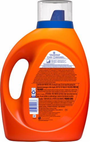 Tide Hygienic Clean Heavy 10x Duty Liquid Laundry Detergent - Spring Meadow Perspective: back
