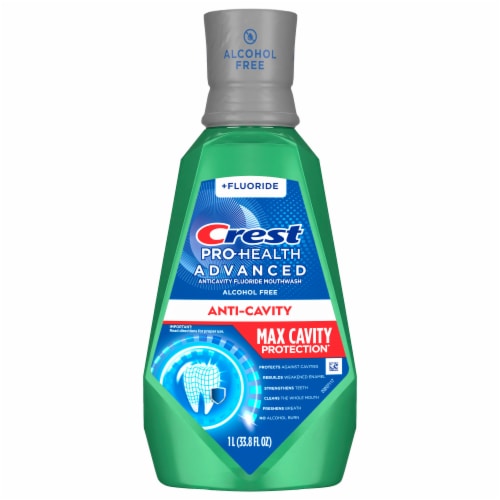 Crest Pro-Health Advanced Maximum Cavity Protection Mouthwash - Mild Mint Perspective: back