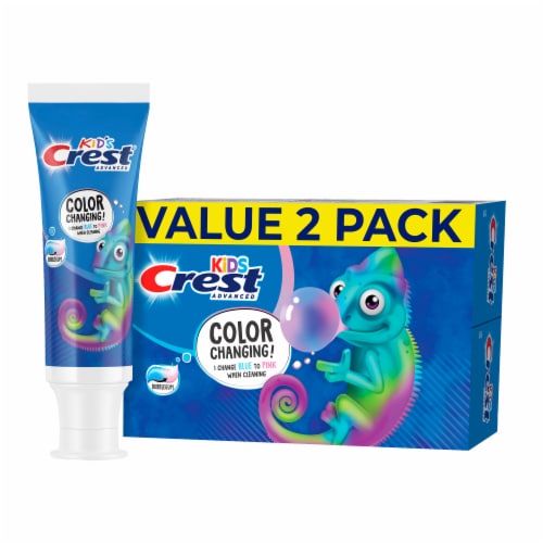 Crest Advanced Kid's Fluoride Toothpaste Perspective: back