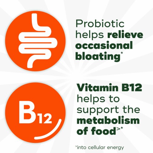 Align Bloating Relief + Food Digestion Probiotic Gummies Perspective: back