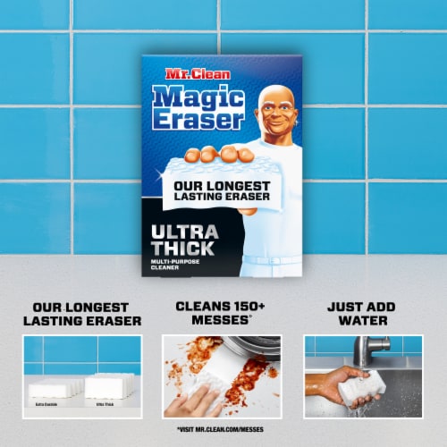 Mr. Clean Magic Eraser Ultra Thick Multi-Purpose Cleaning Pads Perspective: back