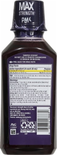 Vicks® PainQuil™ Nighttime Pain Reliever & Sleep Aid Midnight Cherry Liquid Perspective: back