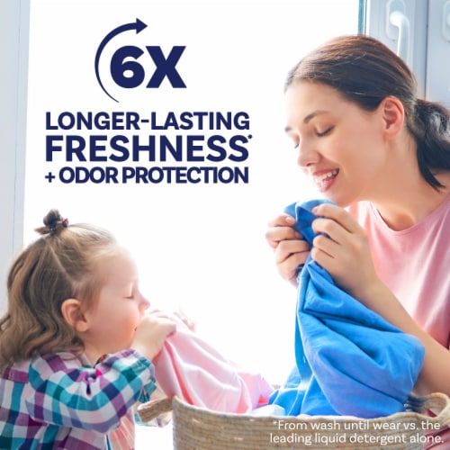 Downy Fresh Protect April Fresh In-Wash Scent Booster Beads Perspective: back