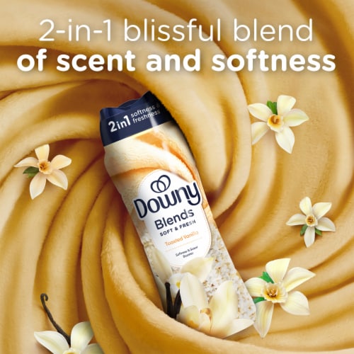 Downy Blends Toasted Vanilla In-Wash Laundry Scent Booster Beads Perspective: back