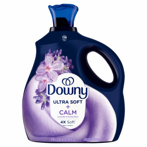 Downy Infusions Lavender & Vanilla Bean Calm Liquid Fabric Softener Fabric Conditioner Perspective: back