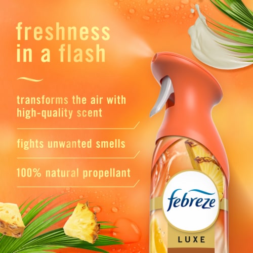 Febreze Air Mist Odor-Fighting Room Freshener Spray Tropical Blend Scent Perspective: back