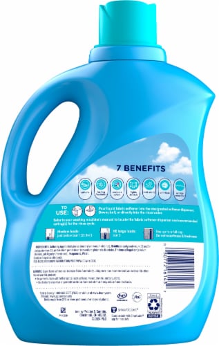 Downy® Soft & Fresh 2-in-1 Cool Cotton Liquid Fabric Softener Perspective: back
