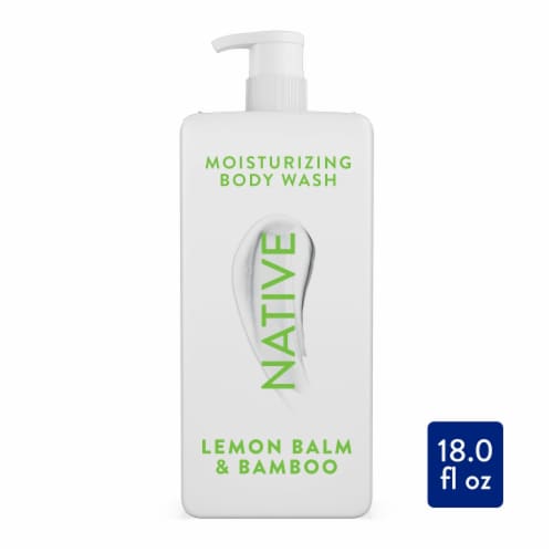 Native Lemon Blam & Bamboo Moisturizing Body Wash Perspective: back