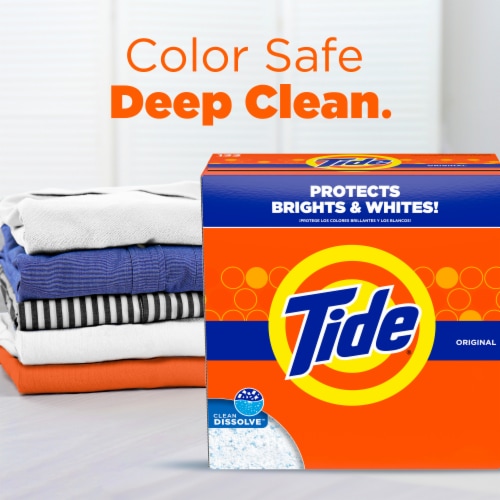 Tide Original Scent Powder Laundry Detergent Perspective: back