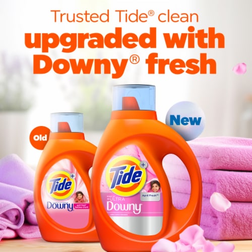Tide With Downy April Fresh Liquid Laundry Detergent Perspective: back