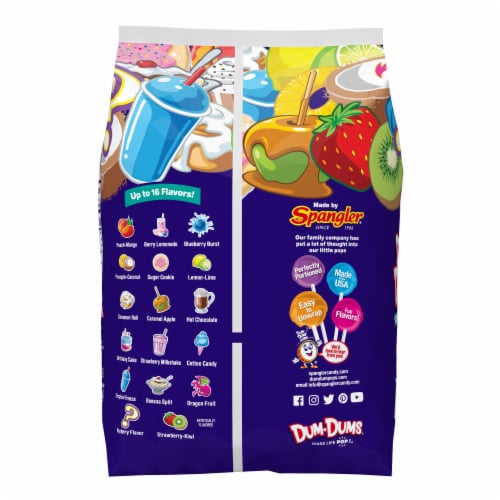 Dum Dums® Limited Edition Super Treats Mix Bag Perspective: back