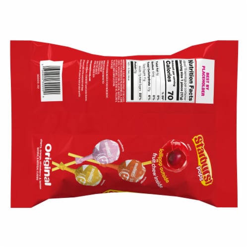 Starburst® Pops Lollipop Variety Pack Perspective: back
