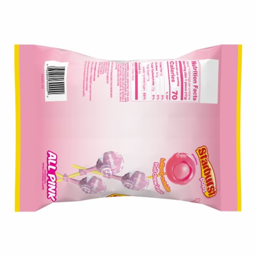 Starburst® Pops All Pink Valentine Lollipops Perspective: back