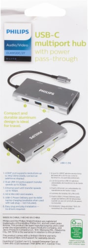 Philips Elite USB-C Travel Docking Station Perspective: back