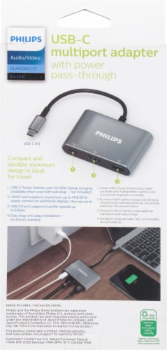 Philips Elite USB-C Multiport Adapter Perspective: back