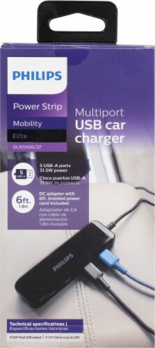 Philips DC USB Extension Bar - Black Perspective: back