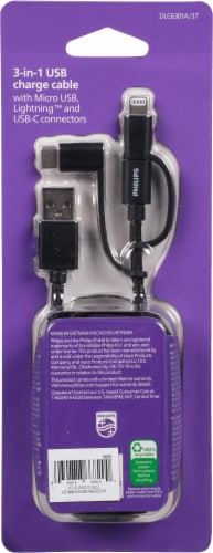 Philips 3-in-1 USB Charge Cable Perspective: back
