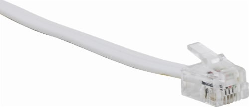 GE Phone Line Cord - White Perspective: back