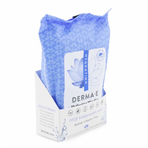 Derma-E Hydrating Facial Wipes Perspective: back