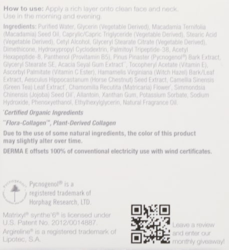 Derma-E Deep Wrinkle Reverse Moisturizer With Peptides Plus Perspective: back