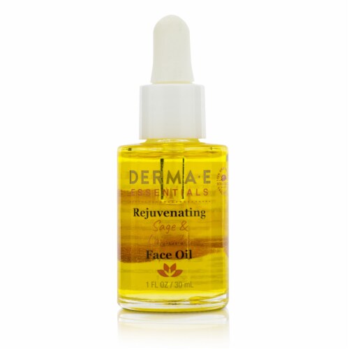 Derma-E Rejuvenating Sage & Lavender Face Oil Perspective: back