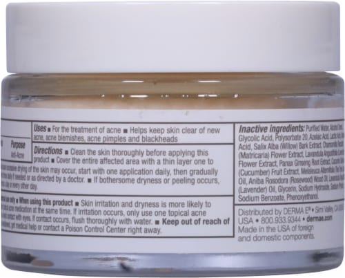 Derma-E Anti-Acne Deep Cleansing Pads Perspective: back