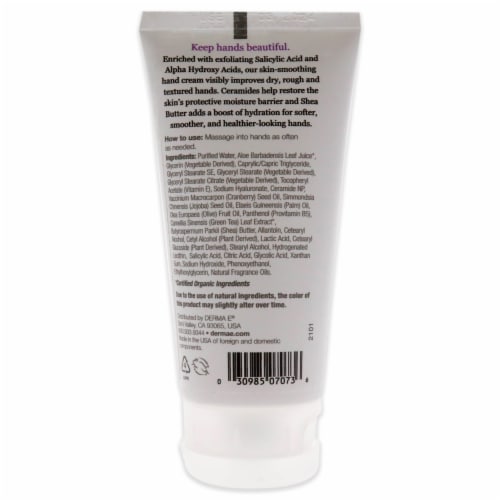 Derma-E Vitamin E Lavender & Neroli Therapeutic Moisture Shea Hand Cream Perspective: back