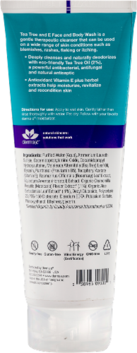 Derma-E Tea Tree and E Face & Body Wash Perspective: back