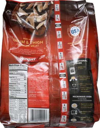 Banquet® Chicken Nuggets Perspective: back