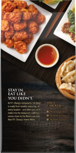 P.F. Chang's Home Menu Spicy Chicken Frozen Meal Perspective: back