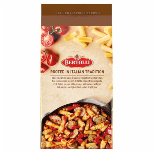 Bertolli Italian Sausage And Rigatoni Frozen Meal Perspective: back