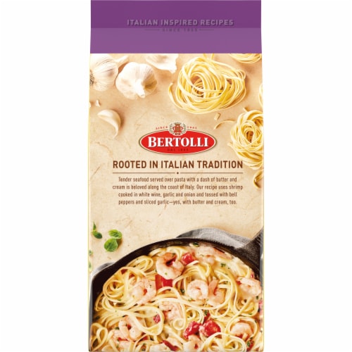 Bertolli Shrimp Scampi And Linguine Frozen Meal Perspective: back