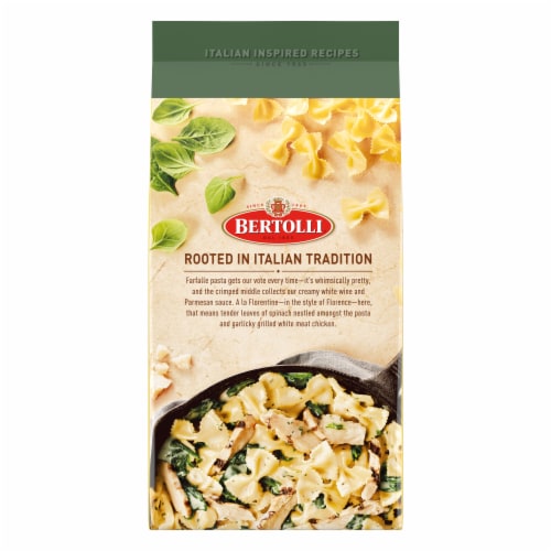 Bertolli Chicken Florentine & Farfalle Frozen Skillet Meal Perspective: back
