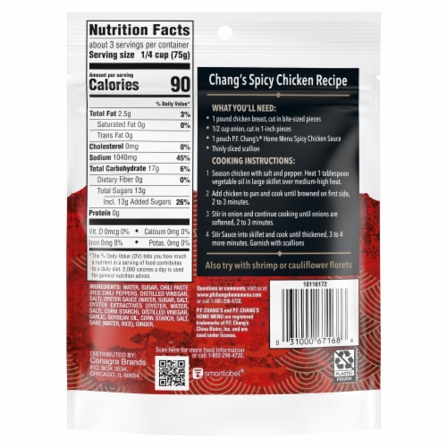 P.F. Chang's® Spicy Chicken Sauce Perspective: back