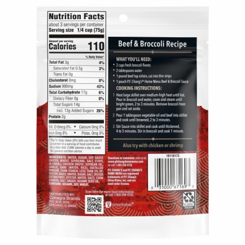 Beef And Broccoli Cooking Sauce Pouch